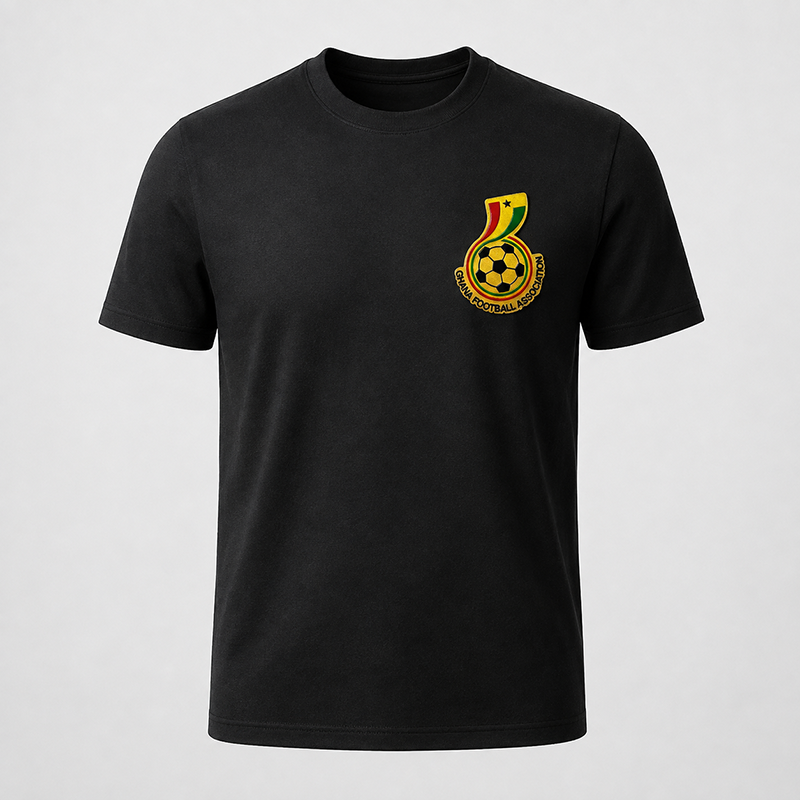 Matte metallic gold TPU DTF film satin logo on premium apparel